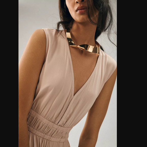 Cloth & Stone Sleeveless Deep-V Dress - New XL - Picture 3 of 7